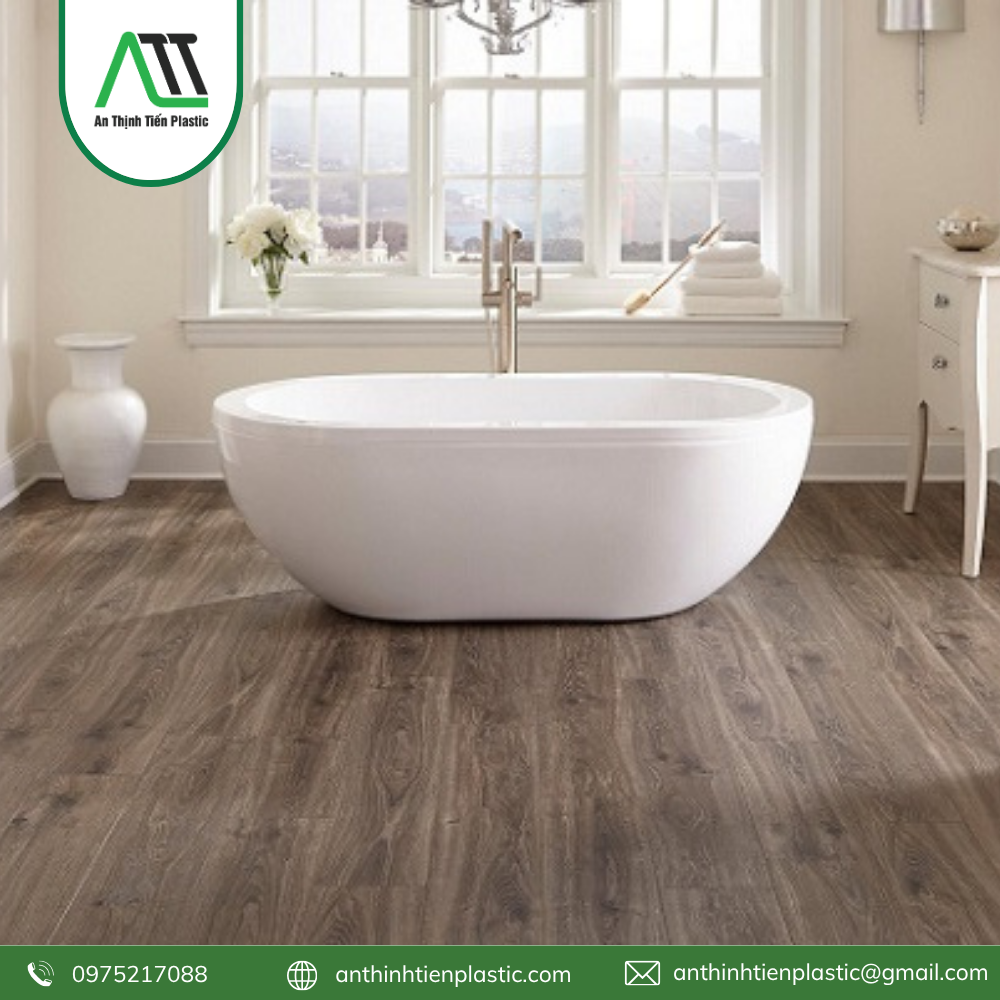 sàn nhựa hèm khóa cho nhà tắm