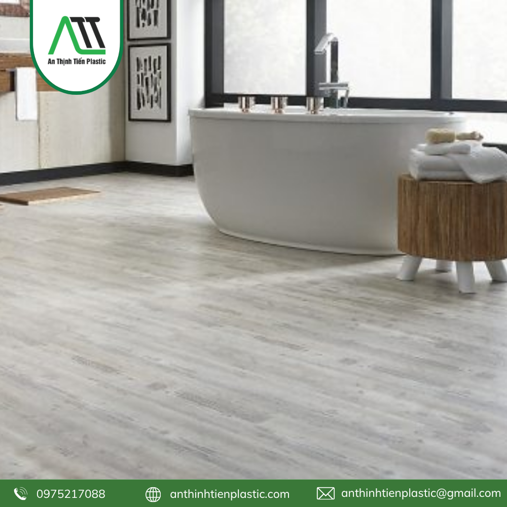 sàn nhựa hèm khóa cho nhà tắm