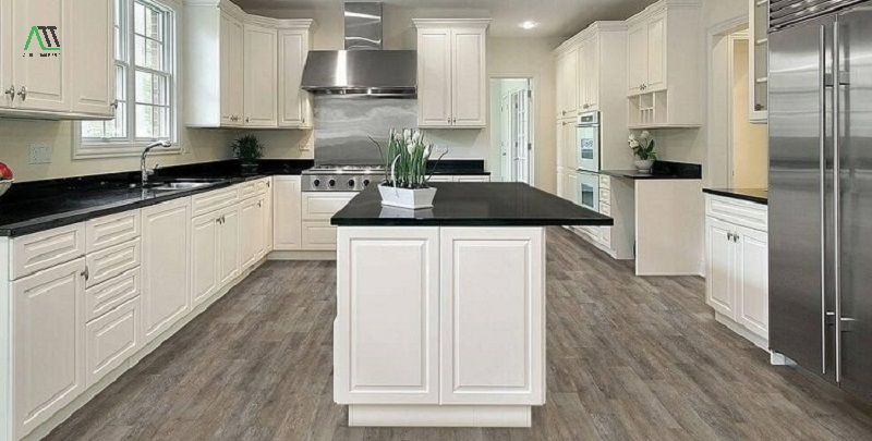 sàn nhựa phòng bếp