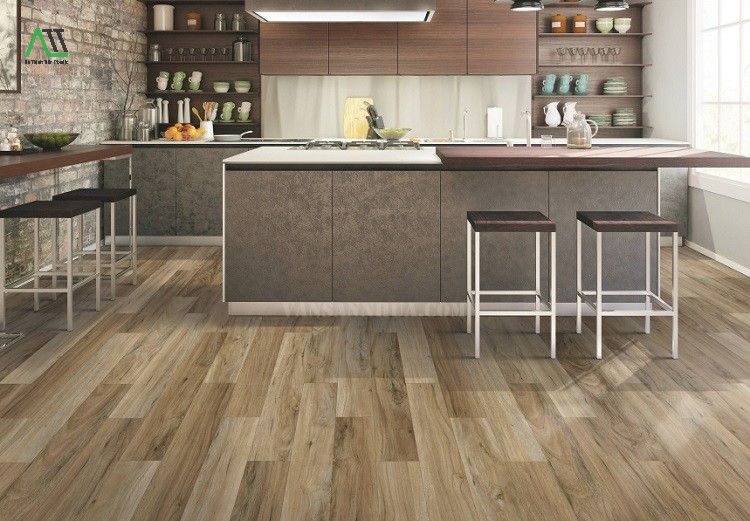 sàn nhựa phòng bếp