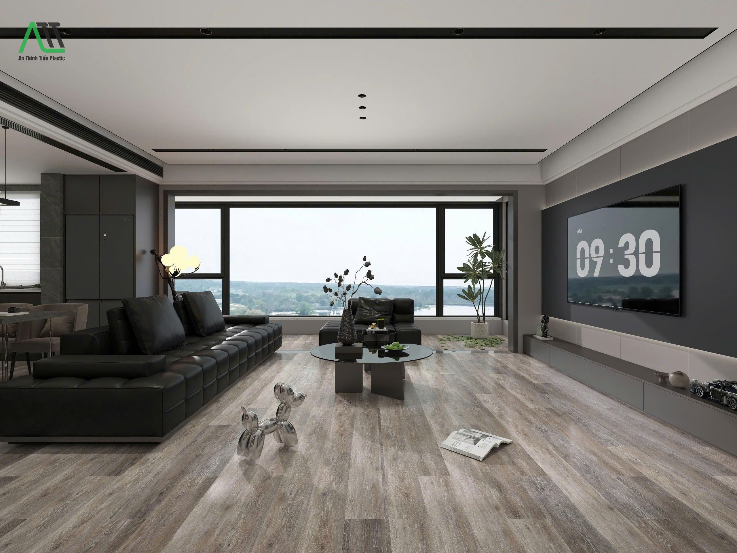 sàn nhựa phòng ngủ