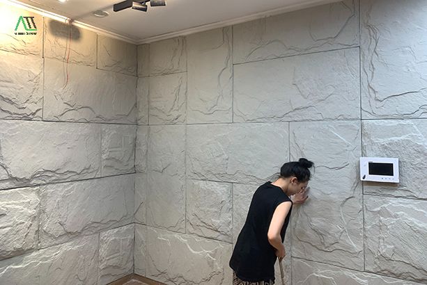 tấm nhựa giả đá ốp tường ngoài trời