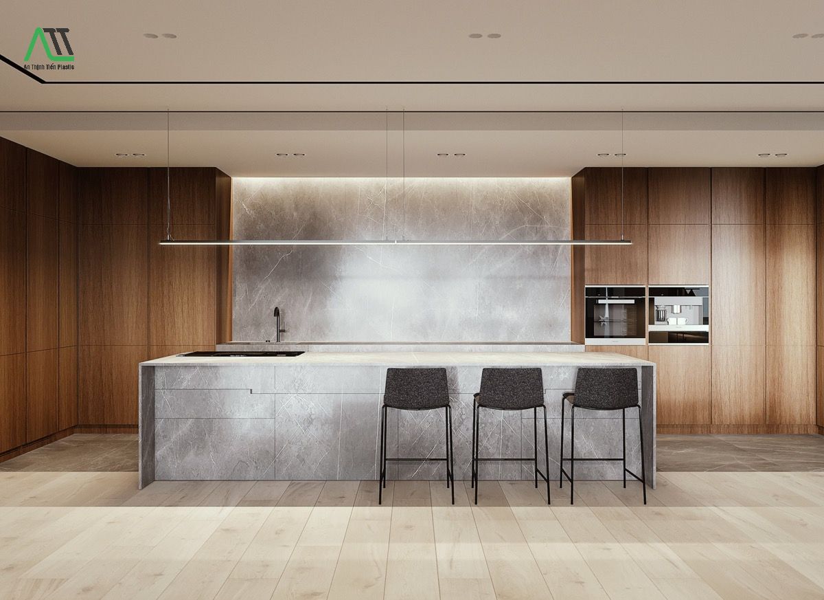 tấm nhựa ốp tường bếp