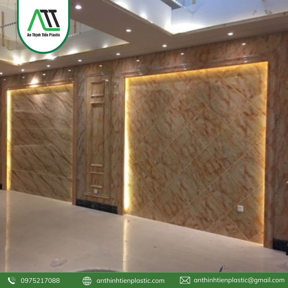 tấm ốp đá hoa cương PVC