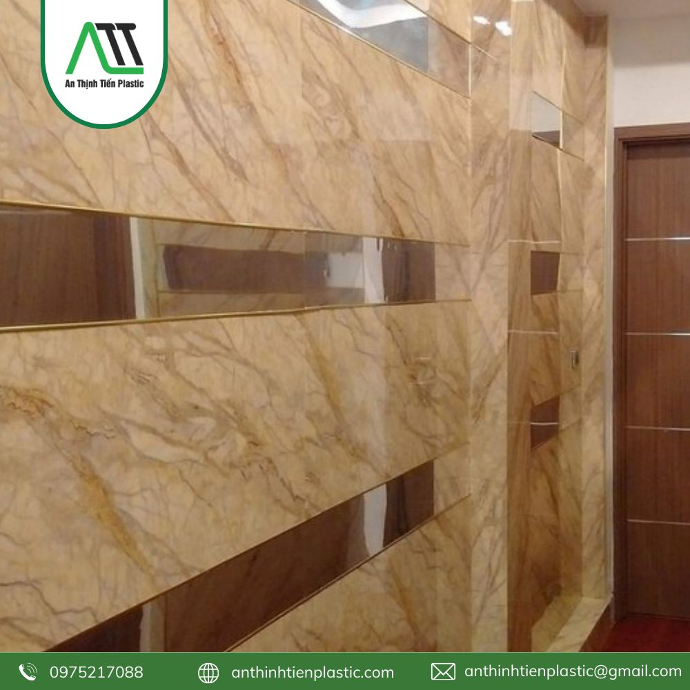 tấm ốp đá hoa cương PVC