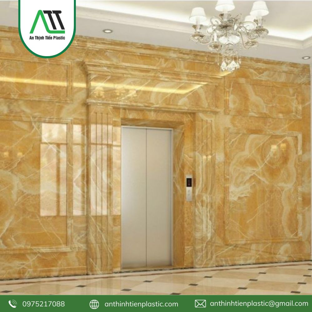 tấm ốp đá hoa cương PVC