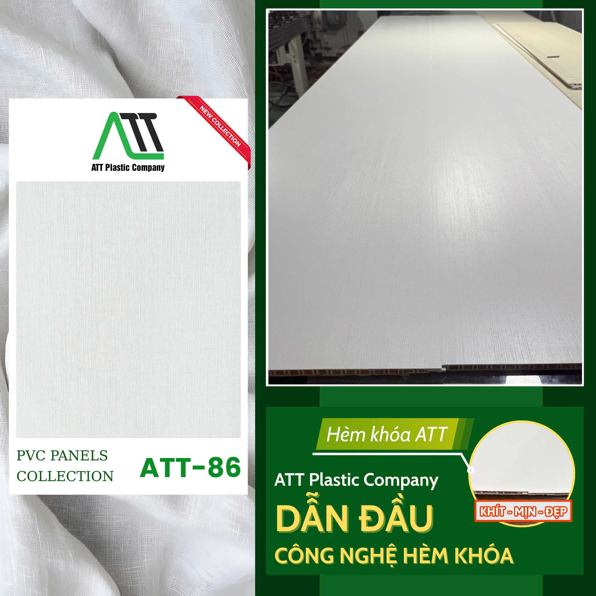 tấm ốp hèm khóa vân vải