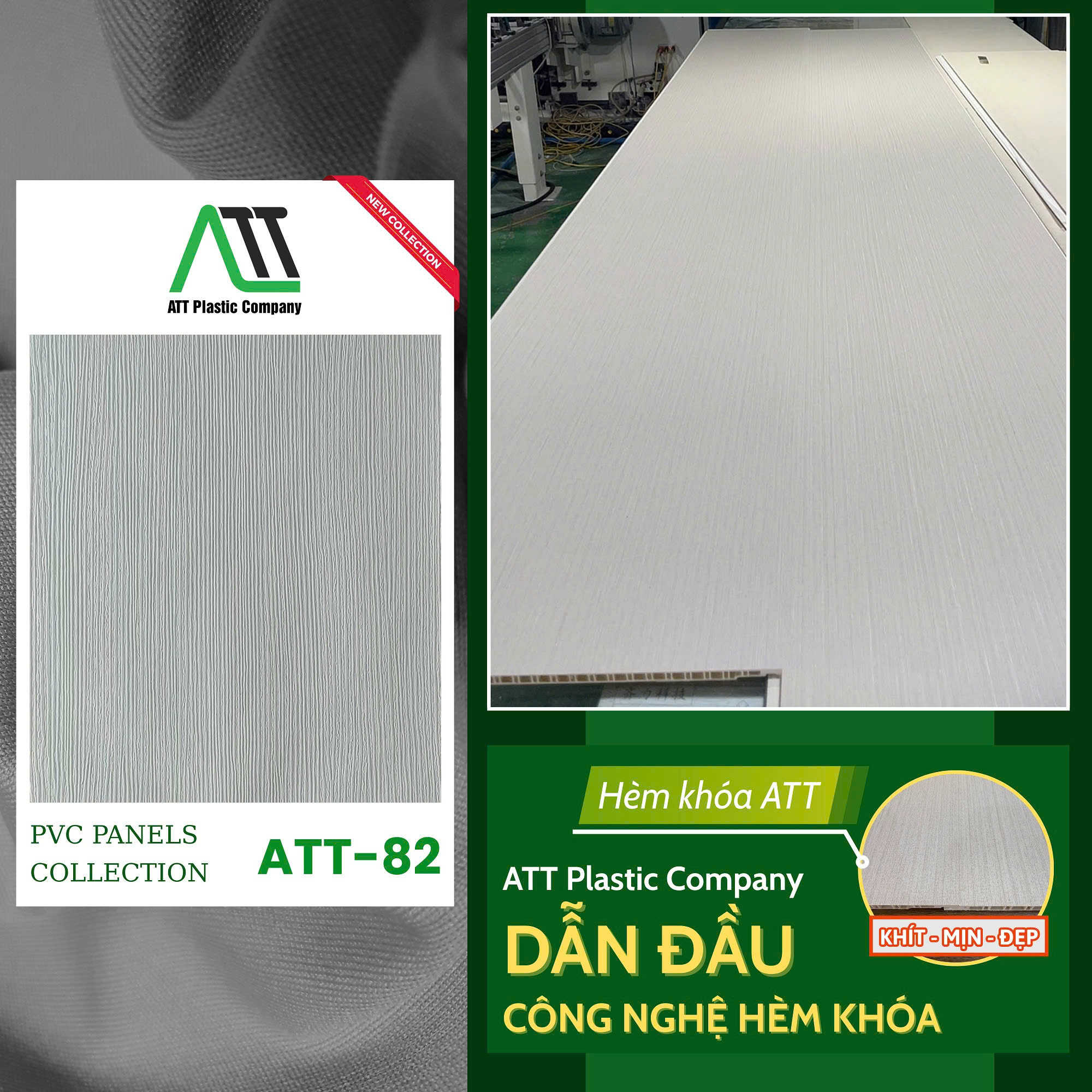 tấm ốp hèm khóa vân vải