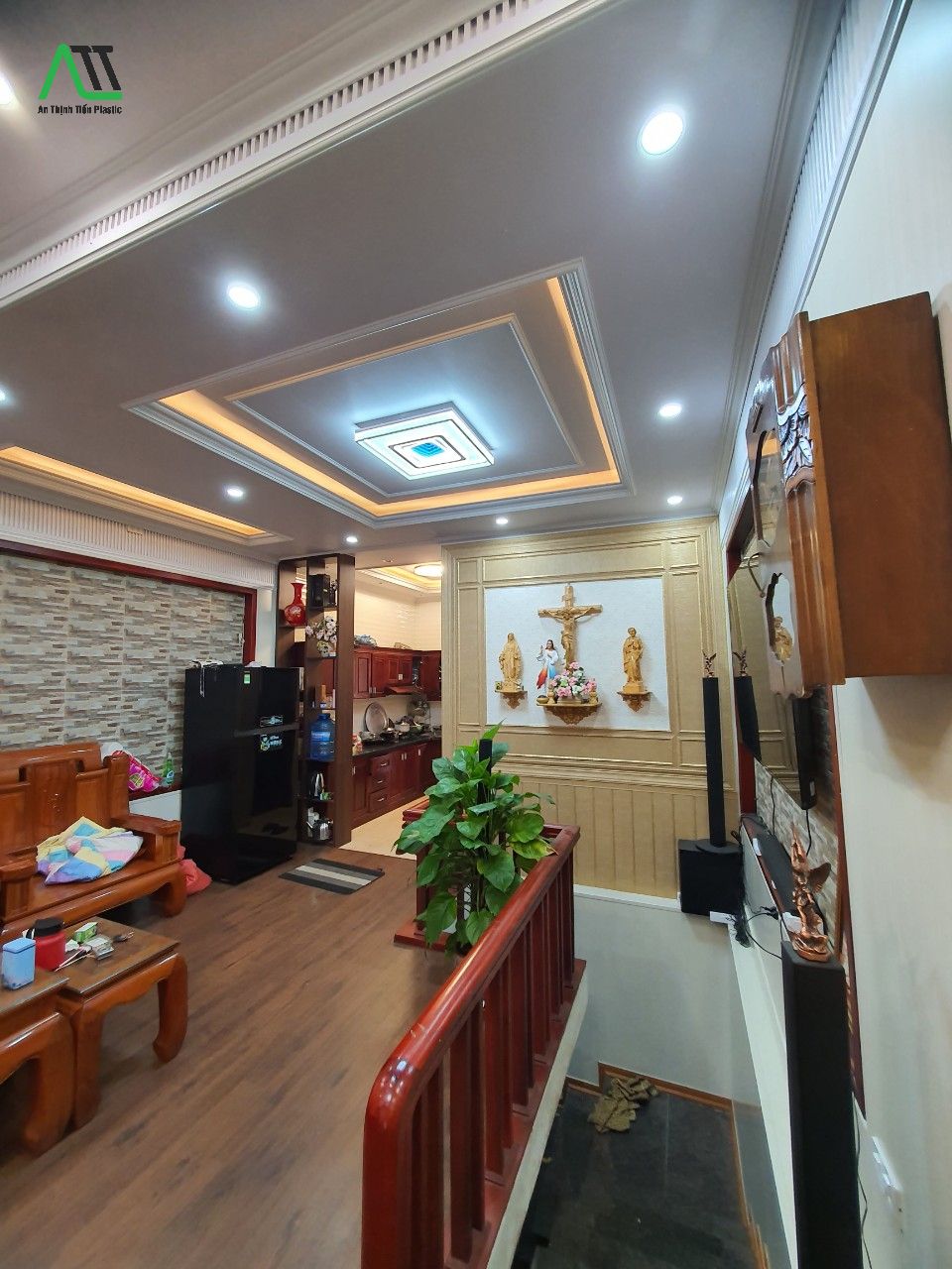 Công trình sau khi sử dụng tấm ốp nano An Thịnh Tiến