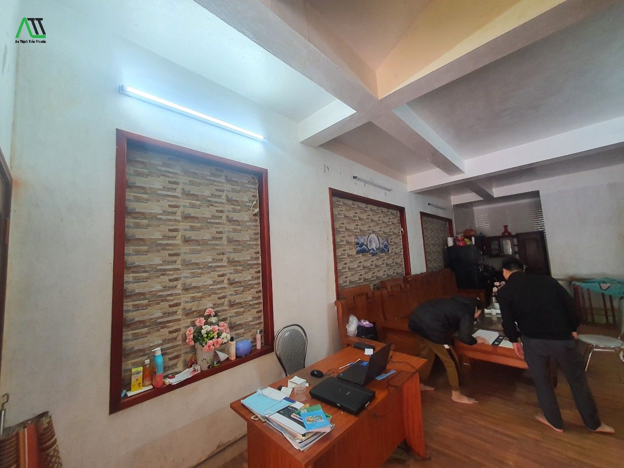 Công trình trước khi sử dụng tấm ốp nano An Thịnh Tiến