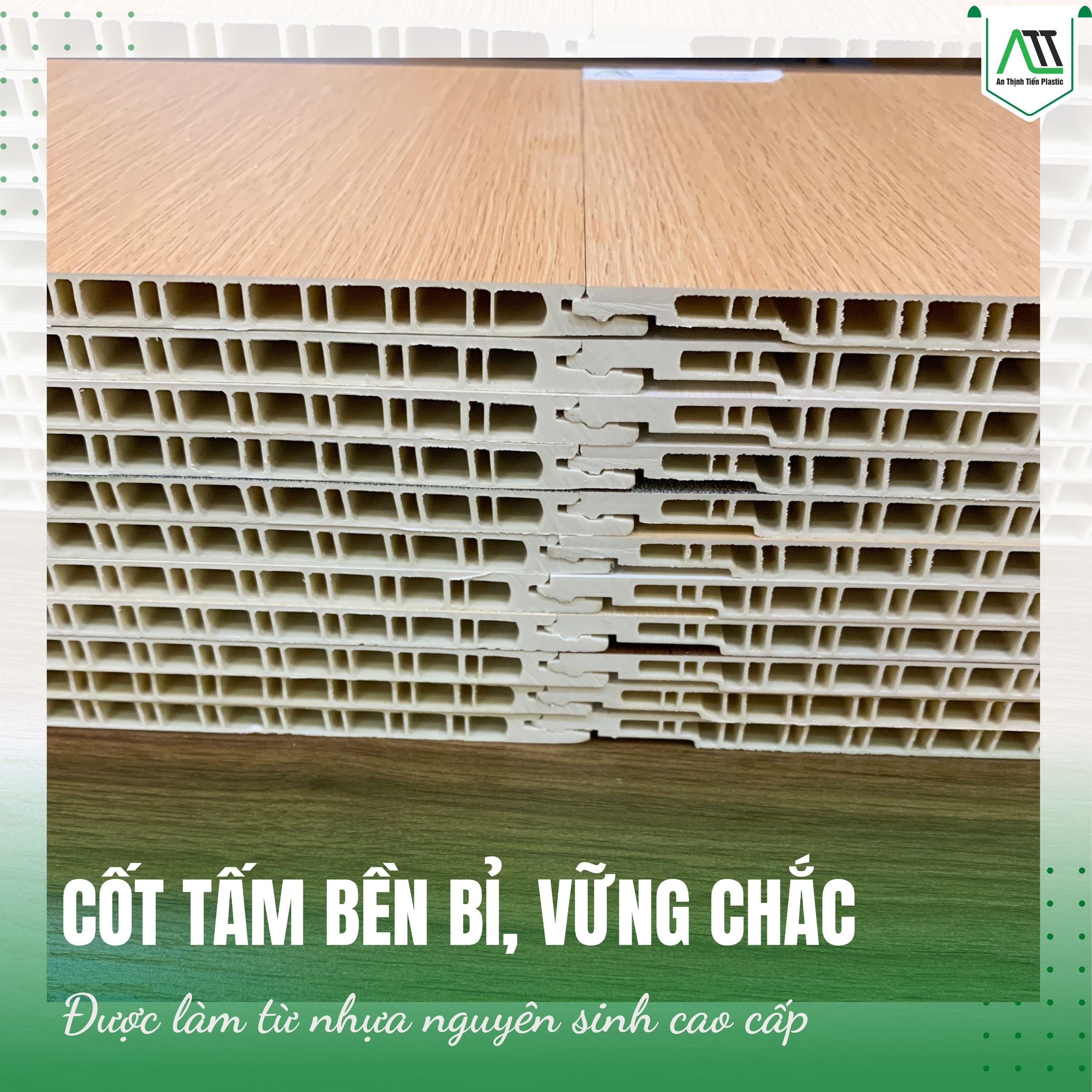 Cấu tạo của tấm nhựa nano cao cấp An Thịnh Tiến