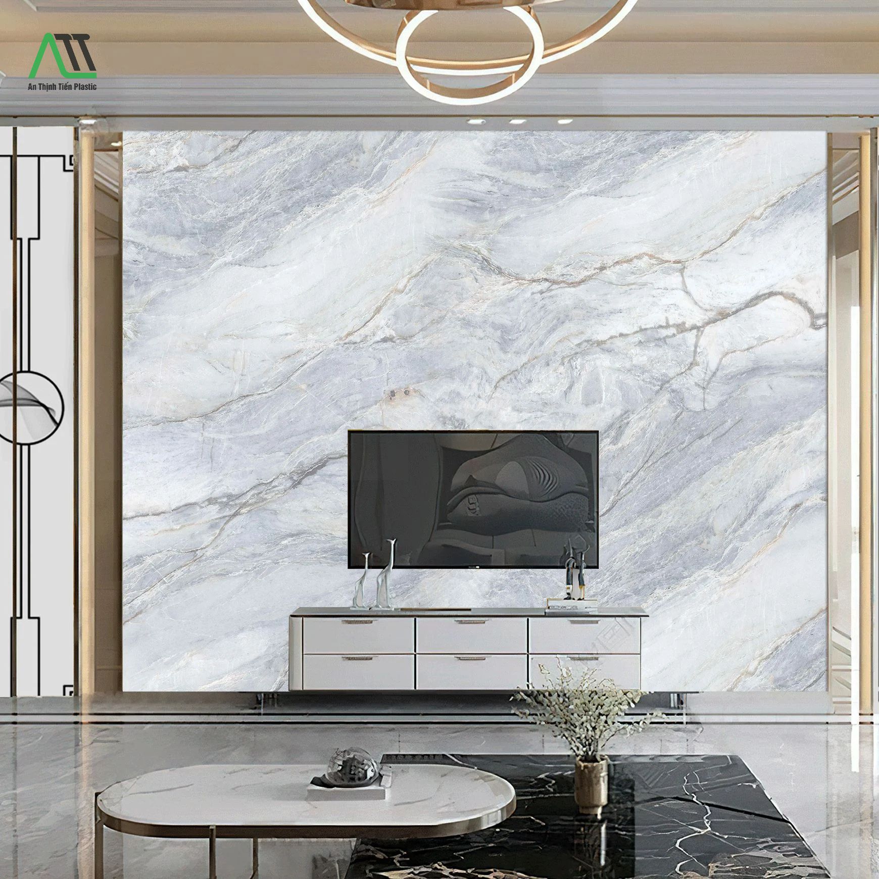 tấm ốp pvc vân đá