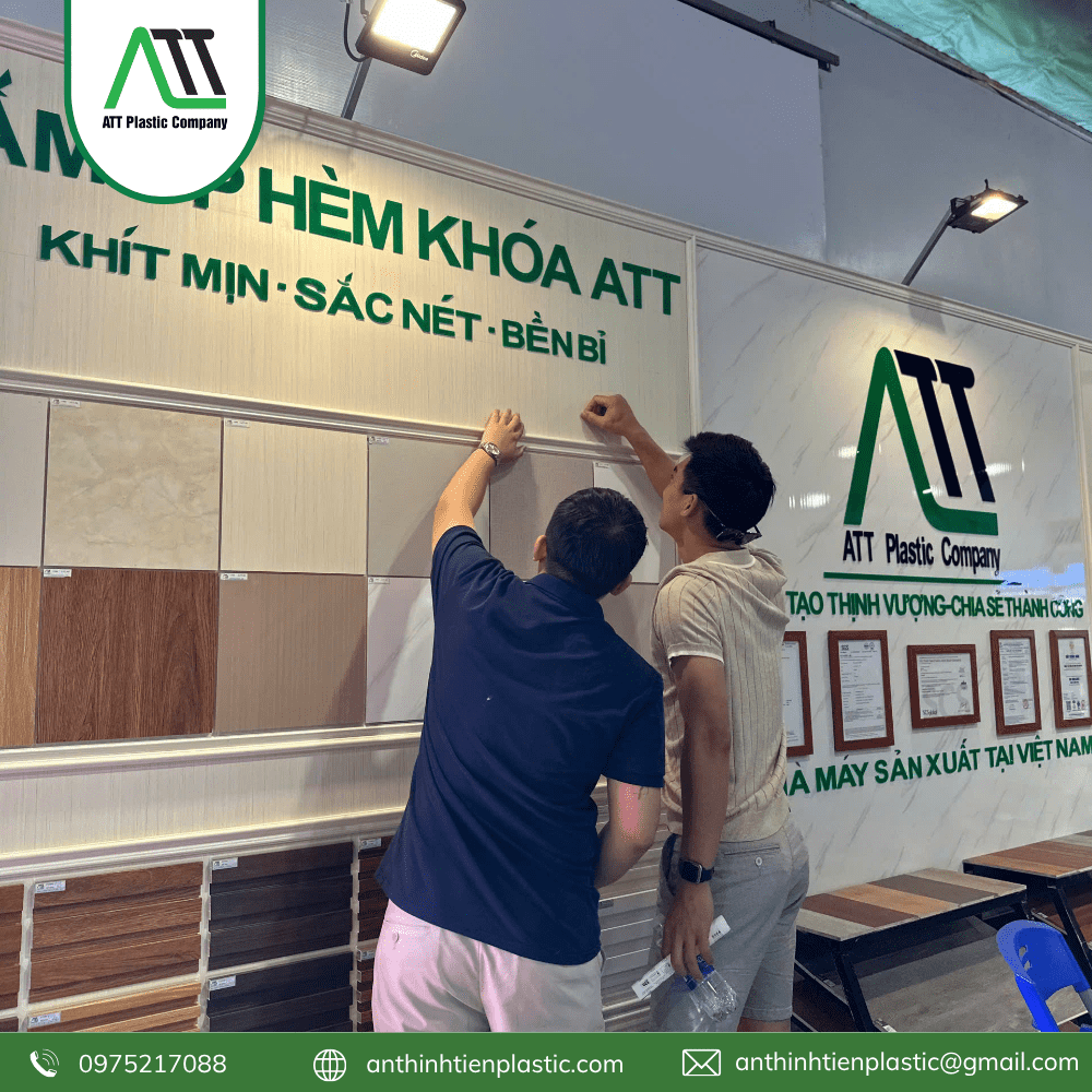 Tấm ốp tường lắp ghép hèm khóa