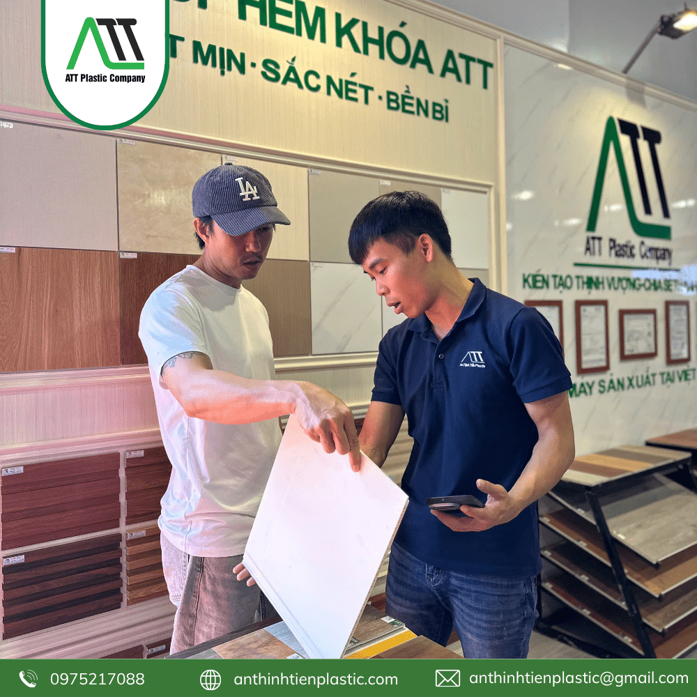 Tấm ốp tường lắp ghép hèm khóa