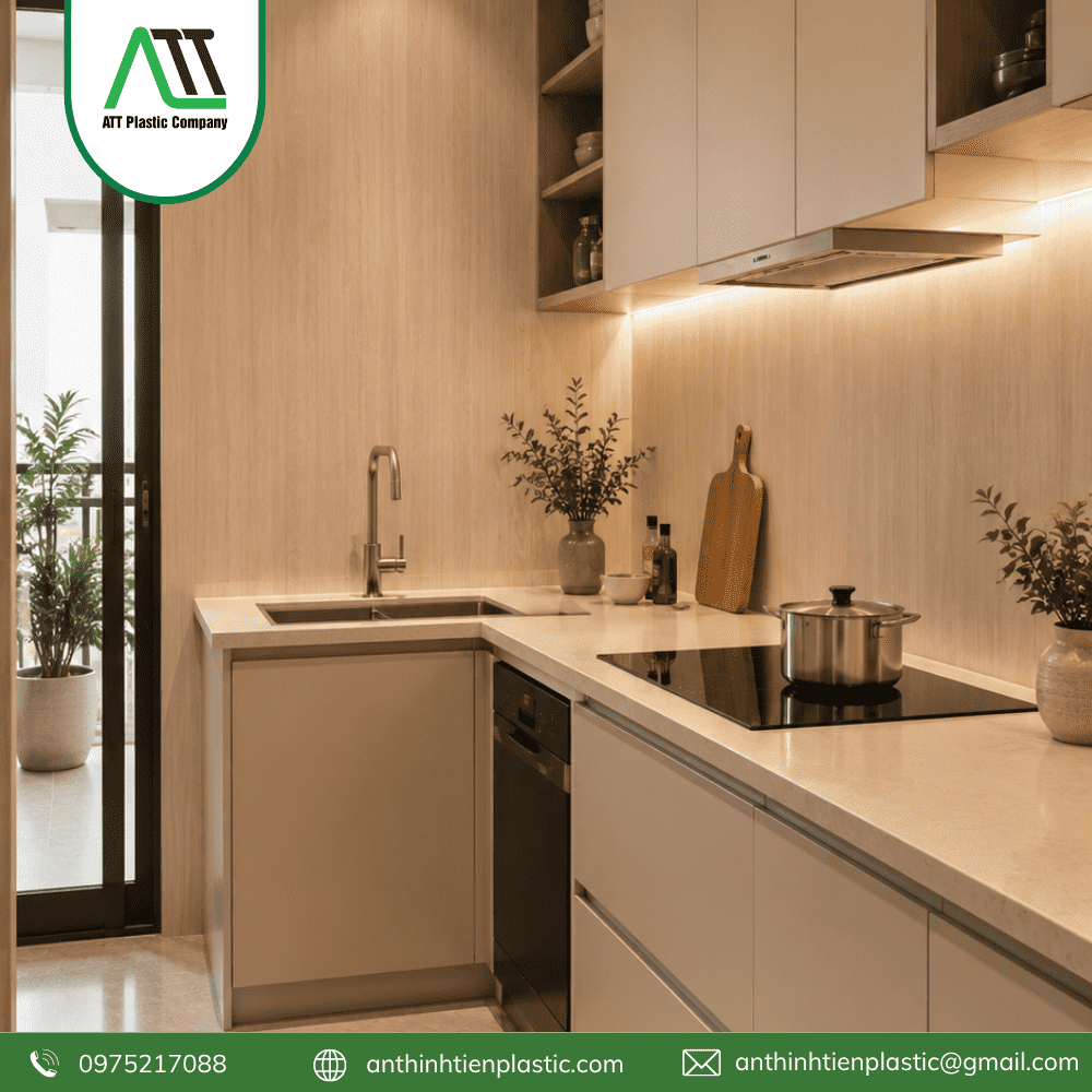 Tấm ốp tường lắp ghép hèm khóa