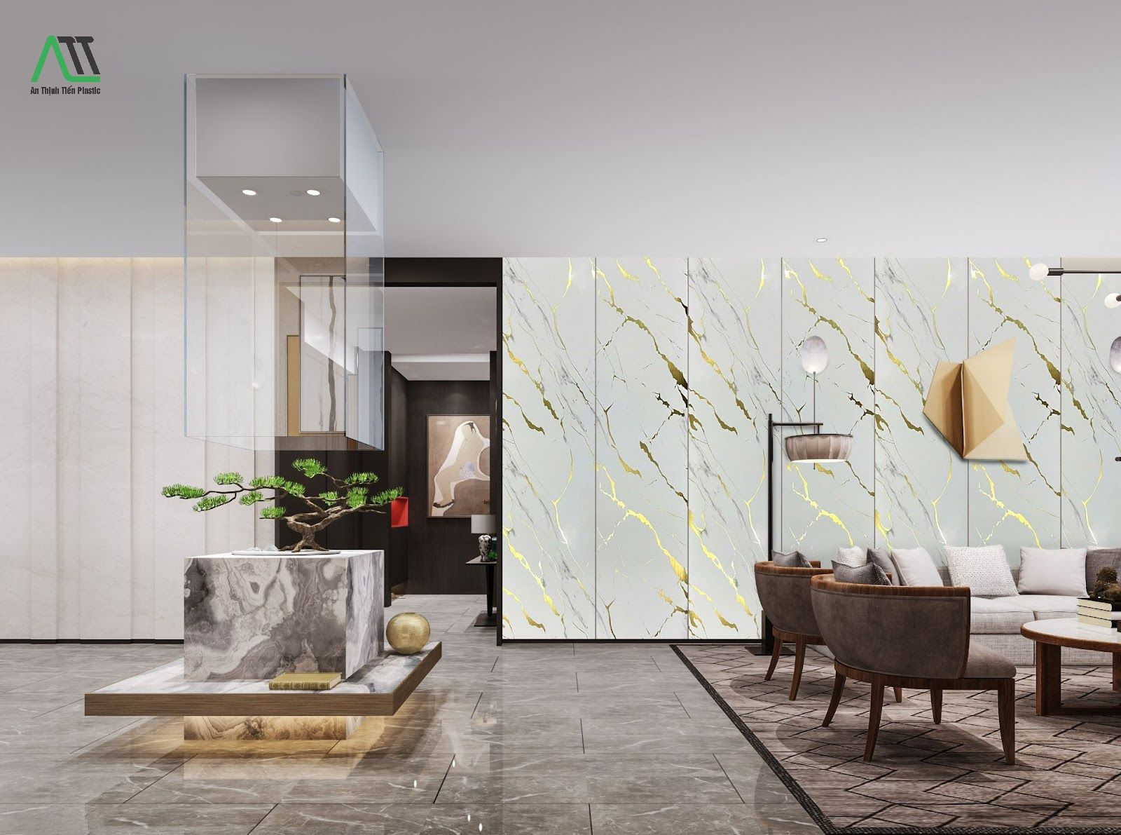 tấm ốp tường pvc bị cong vênh