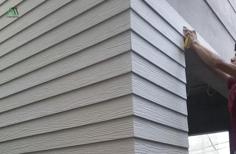 tấm xi măng ốp tường ngoài trời