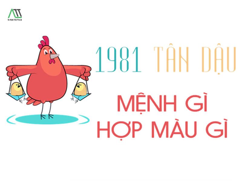 tân dậu 1981 hợp màu gì