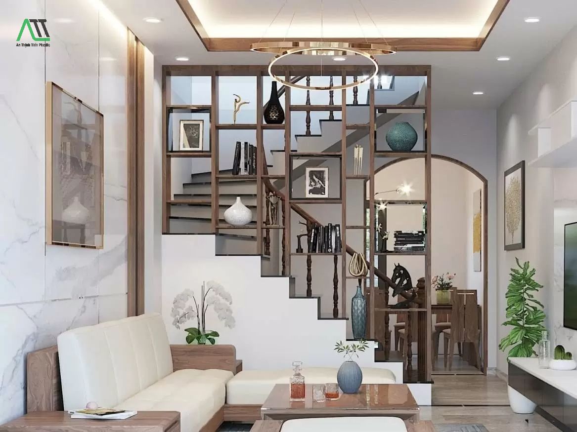 thanh lam nhựa trang trí phòng khách