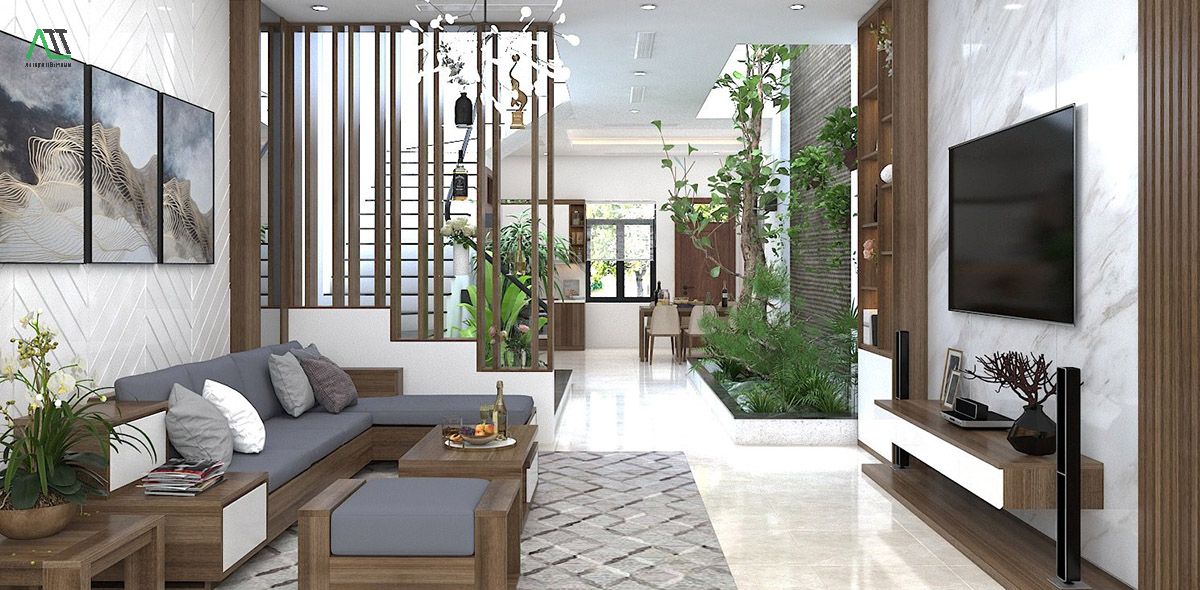 thanh lam nhựa trang trí phòng khách