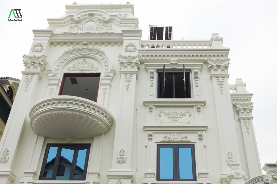 thi công phào chỉ pu