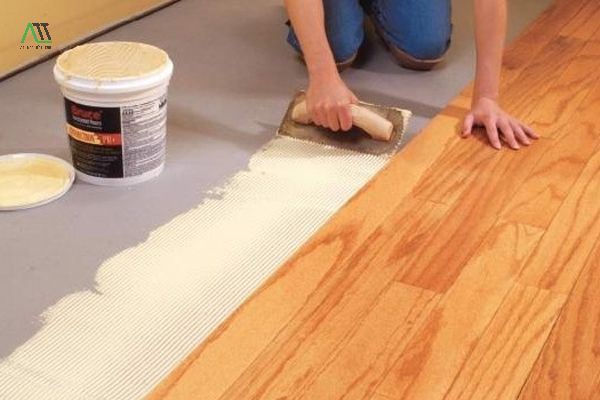 thi công sàn nhựa giả gỗ