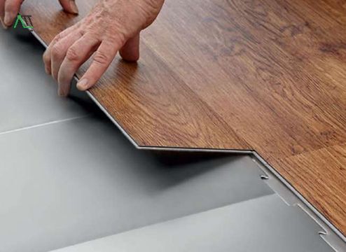 thi công sàn nhựa giả gỗ