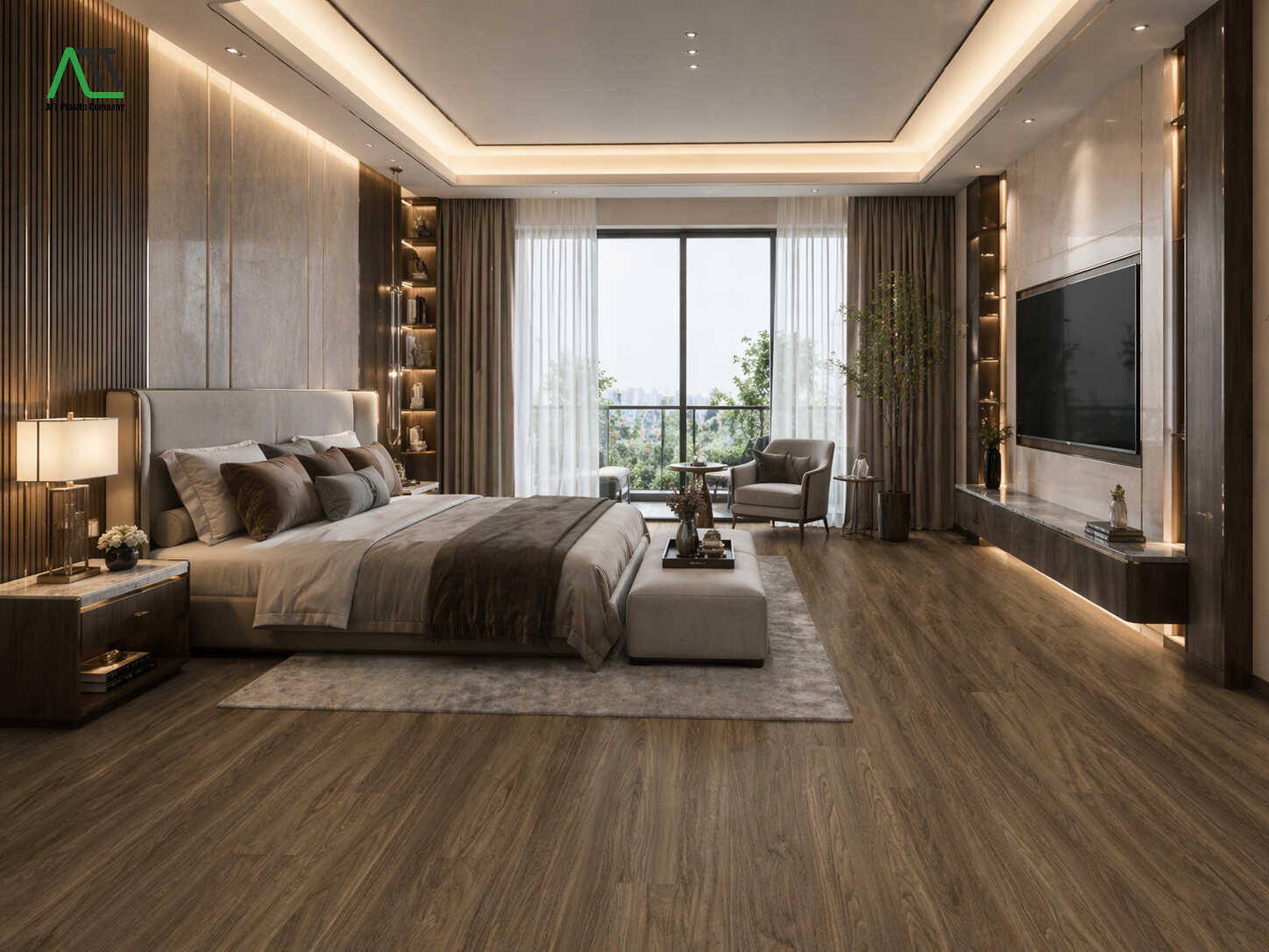 thi công sàn nhựa SPC