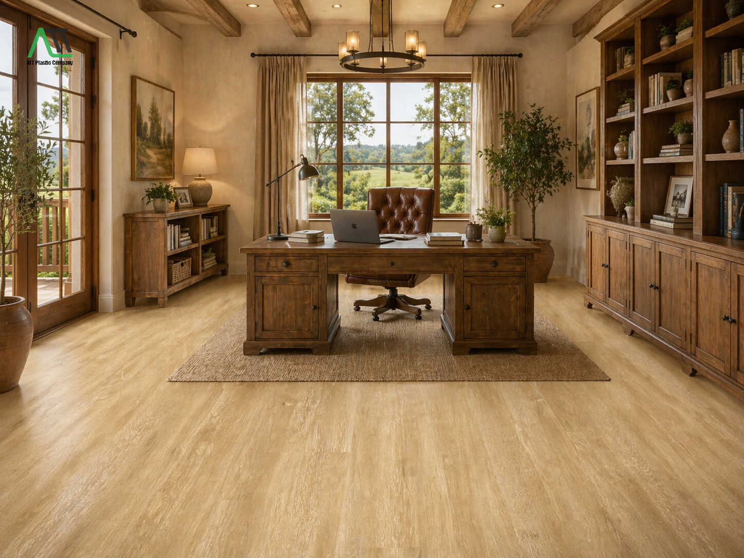 thi công sàn nhựa SPC