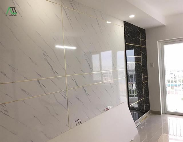 thi công tấm ốp giả gỗ