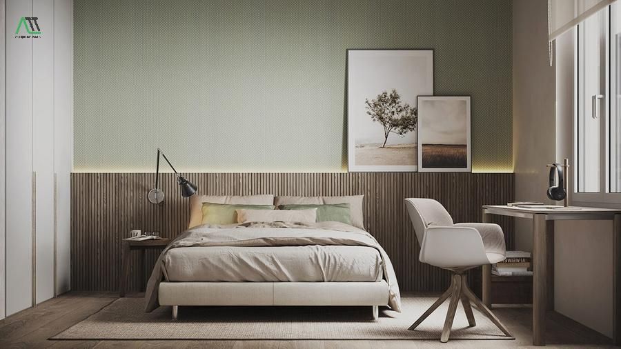 thiết kế phòng ngủ đẹp cho nam