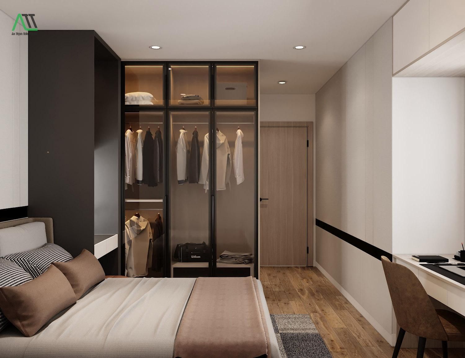 thiết kế phòng ngủ đẹp cho nữ