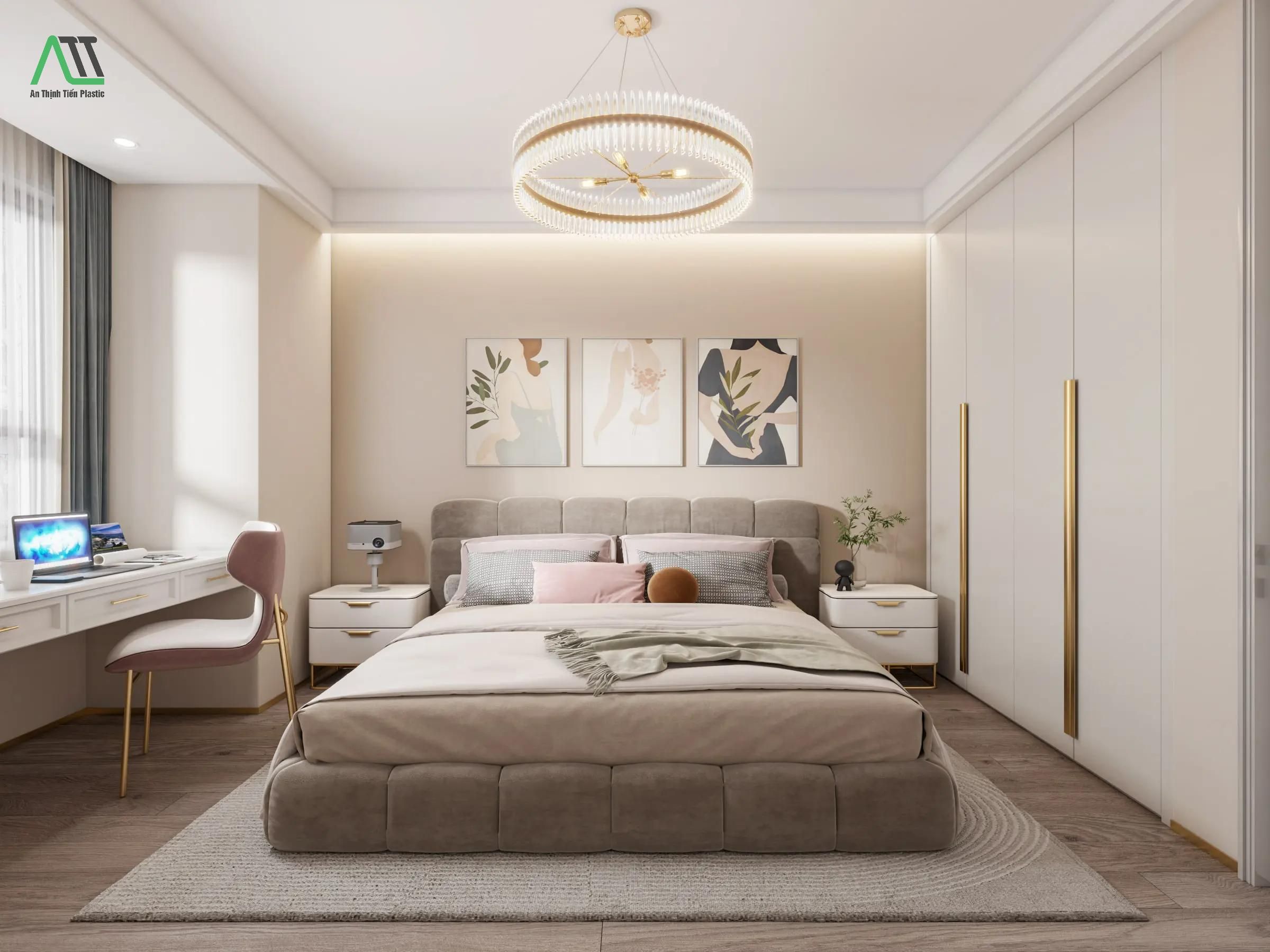 thiết kế phòng ngủ đẹp sang trọng