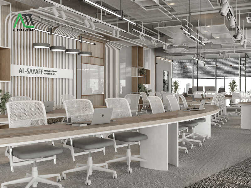 thiết kế văn phòng không gian mở