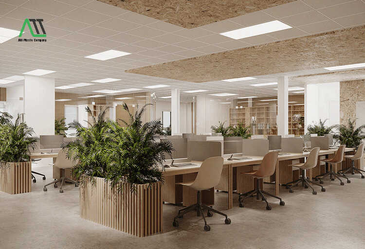 thiết kế văn phòng không gian mở