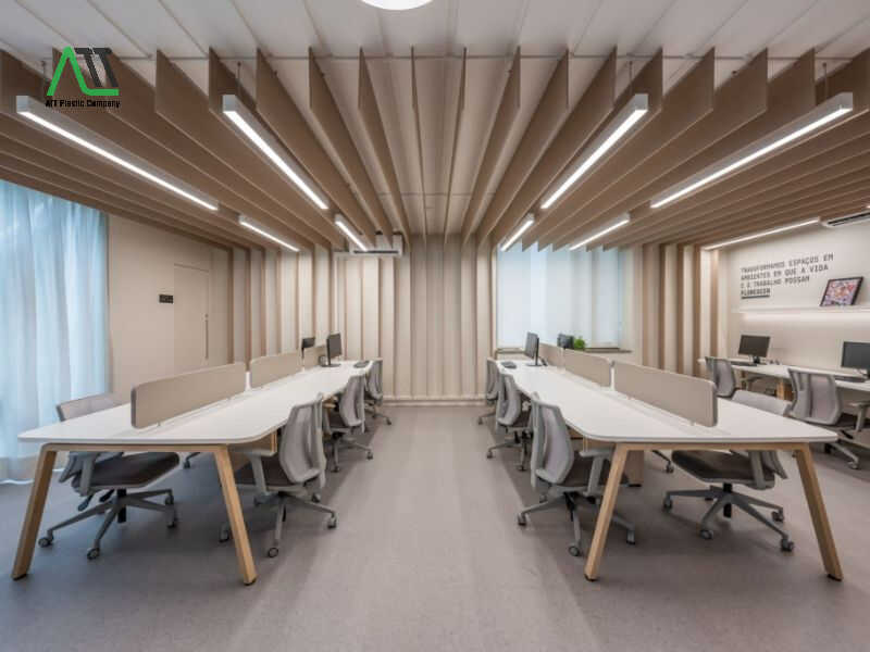 thiết kế văn phòng không gian mở