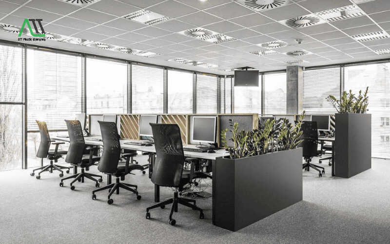 thiết kế văn phòng không gian mở