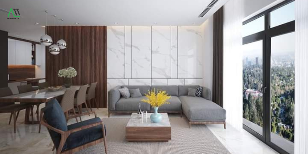 trang trí nhà bằng tấm ốp