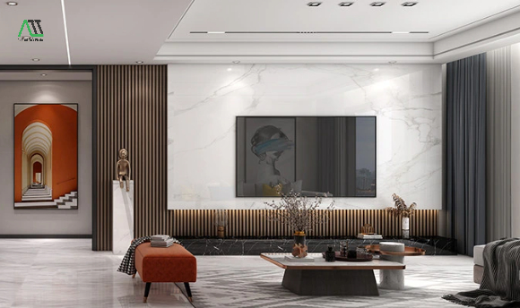 trang trí nhà bằng tấm ốp