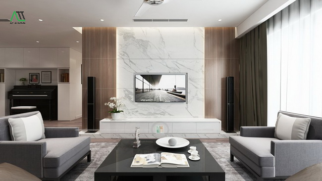 trang trí nhà bằng tấm ốp