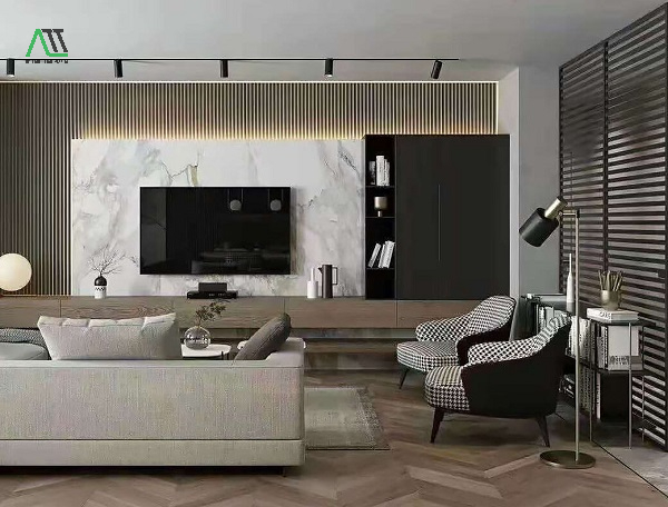 trang trí nhà bằng tấm ốp