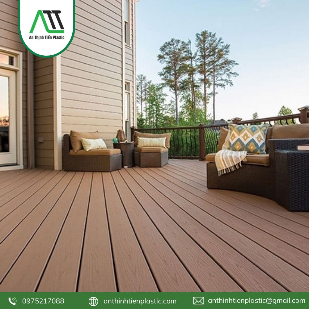 ứng dụng sàn gỗ nhựa ngoài trời