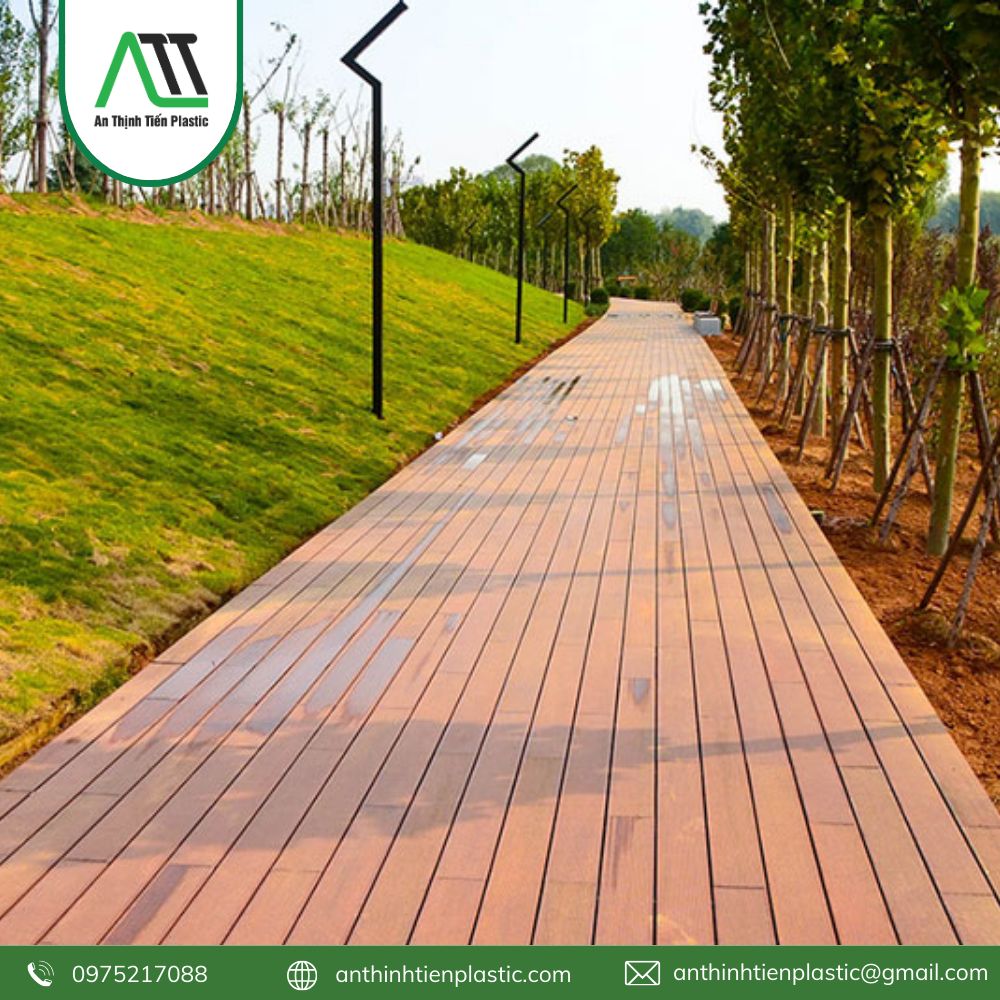 ứng dụng sàn gỗ nhựa ngoài trời