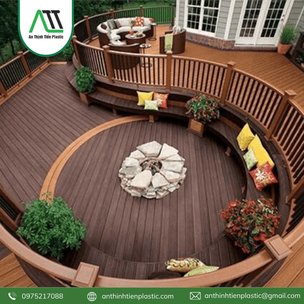 ứng dụng sàn gỗ nhựa ngoài trời