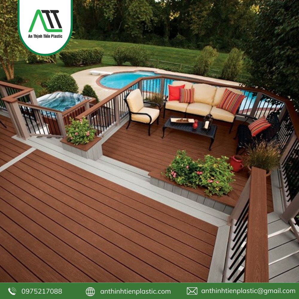 ứng dụng sàn gỗ nhựa ngoài trời