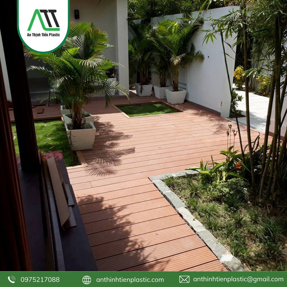 ứng dụng sàn gỗ nhựa ngoài trời