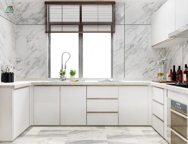 ứng dụng tấm pvc vân đá