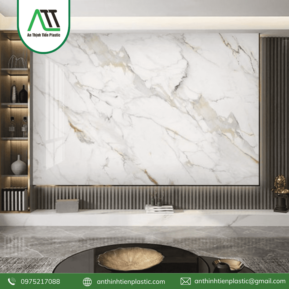 vách ốp tường phòng khách