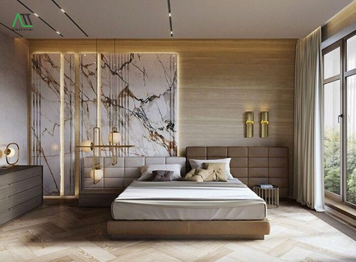 vật liệu ốp tường phòng khách