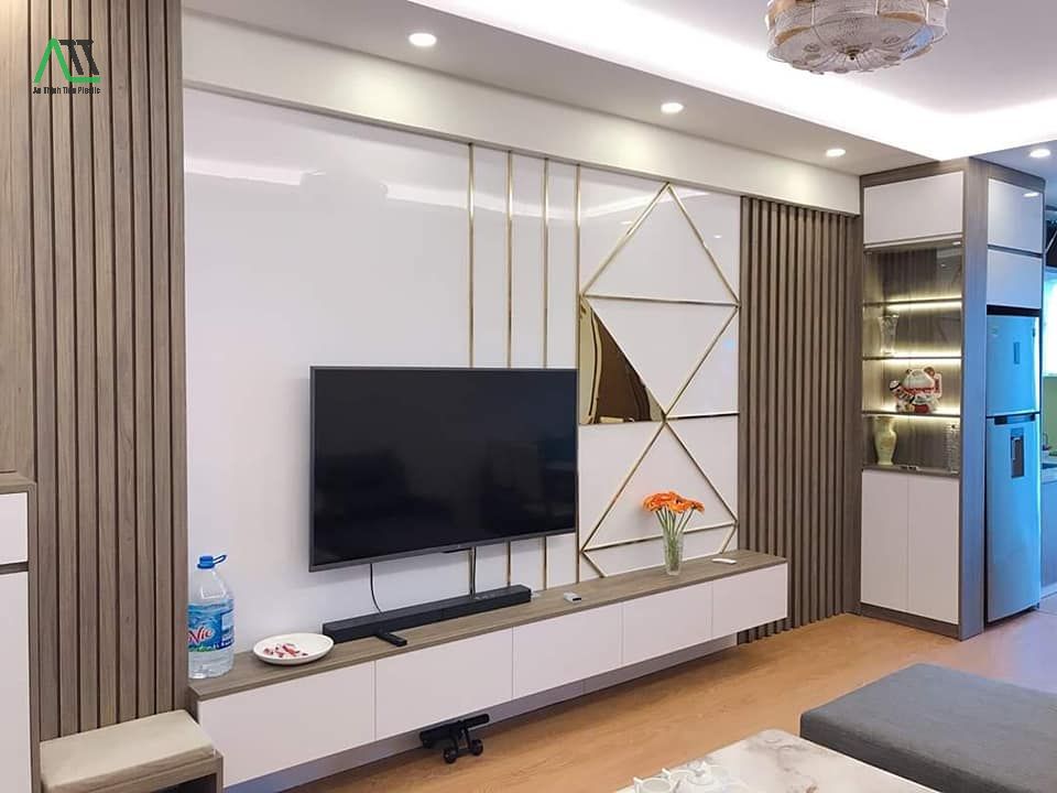 vật liệu ốp tường phòng khách